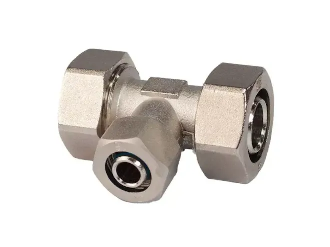 RapidAir Maxline Reducing Tee with Piping Drop Leg